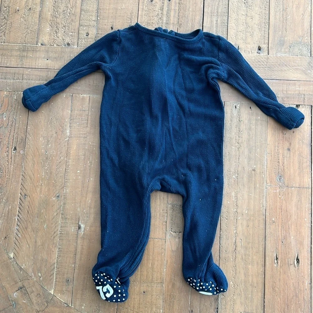 Caden lane deep teal waffled bamboo sleeper